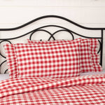 Kuna Standard Pillow Case - Red/White - Set of 2