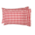 Kuna Standard Pillow Case - Red/White - Set of 2