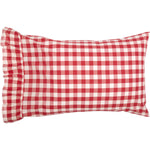 Kuna Standard Pillow Case - Red/White - Set of 2