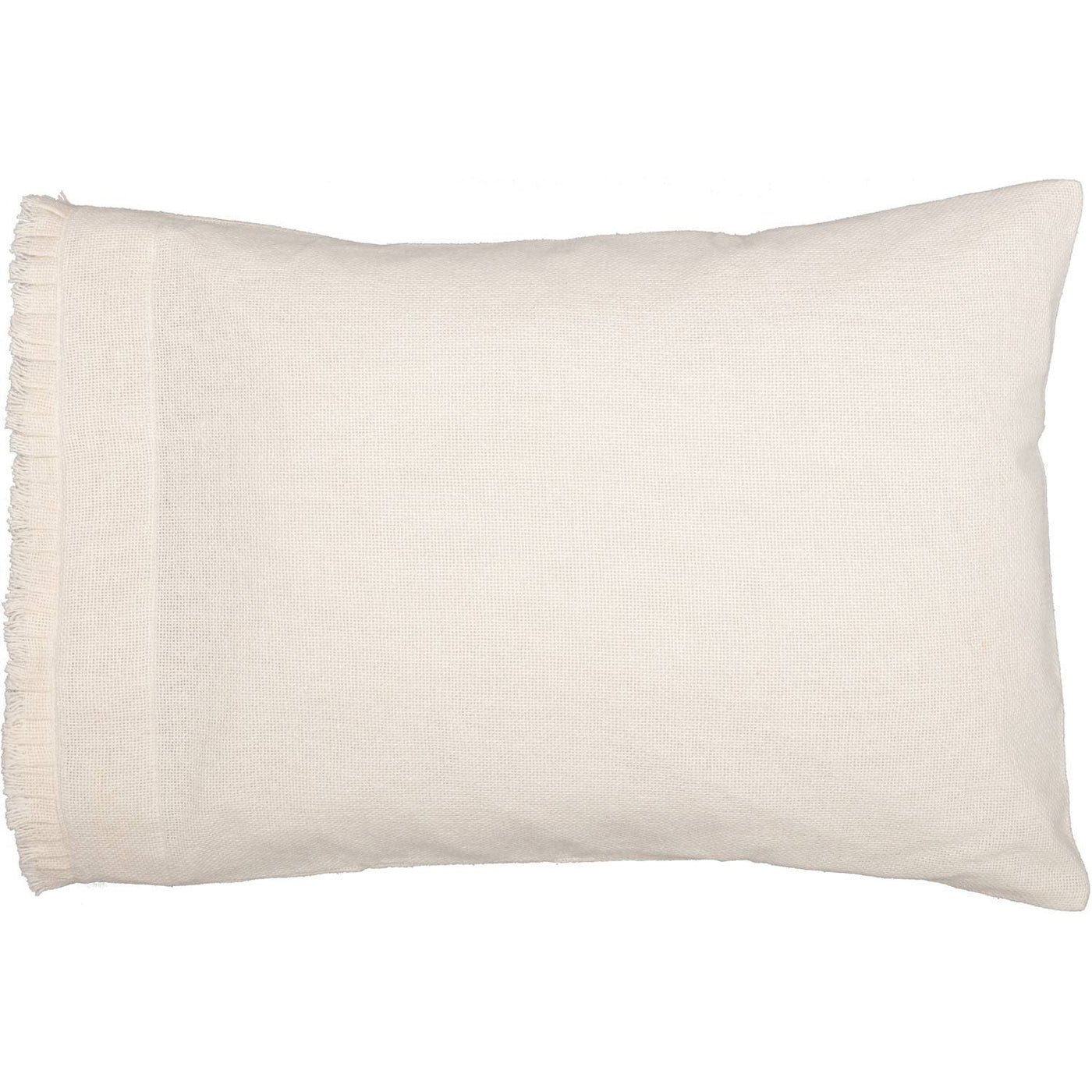 Athol Standard Ruffled Pillow Case - White - Set of 2