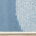 Kids Baby Penguin Area Rug - Grey Blue - 4' X 6'