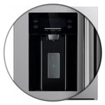 Forno Salerno 40" 20 Cu.Ft. Stainless Steel Built-in Side-by-Side Refrigerator with Ice & Water Dispenser - FFRBI1844-40SG