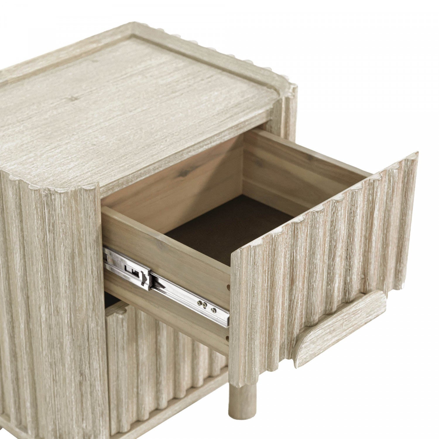 Humbach Night Table - White Washed Natural