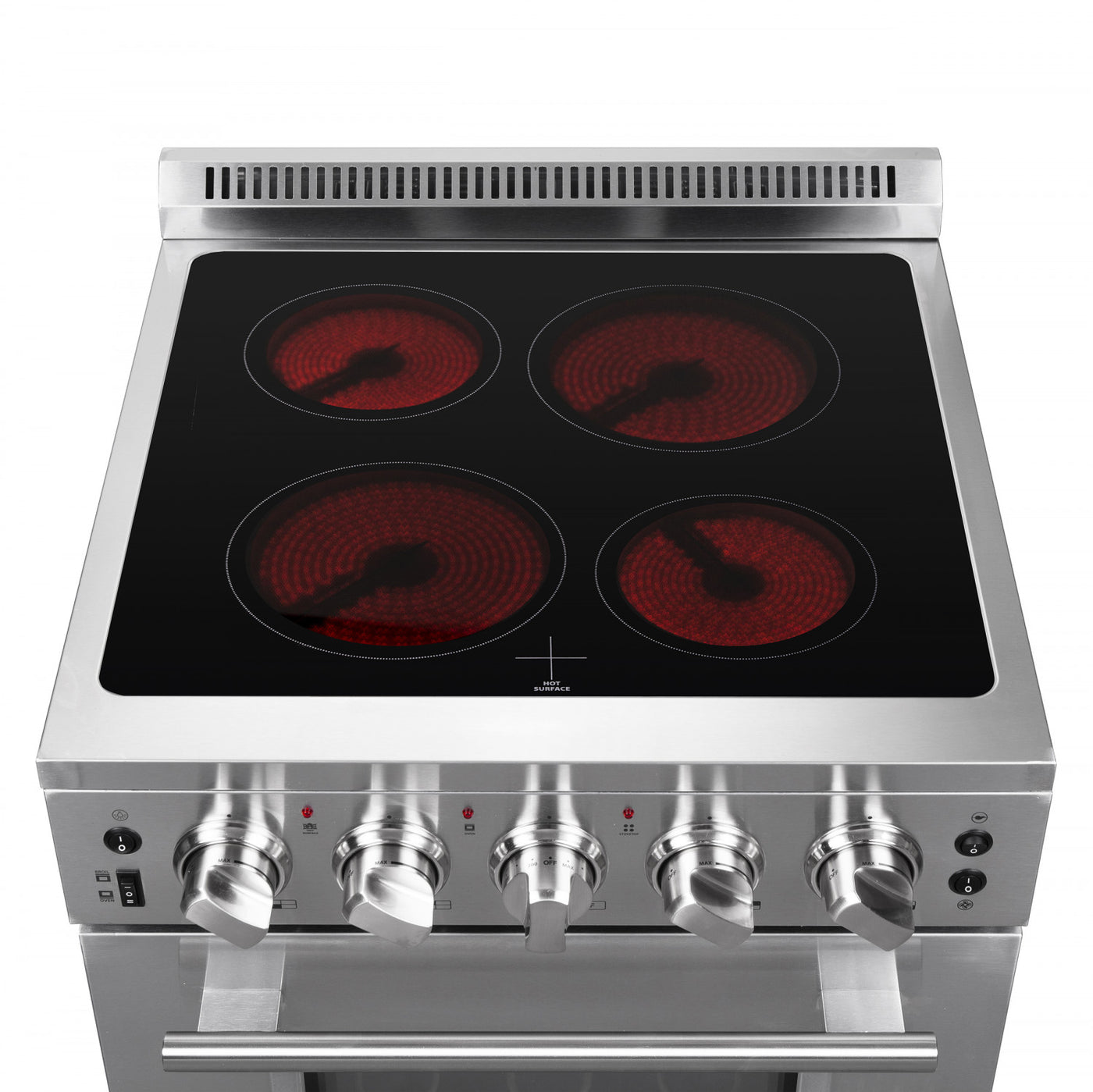 Forno Loiano 24" Stainless Steel Freestanding Electric Range (2.3 Cu. Ft.) - FFSEL6099-24
