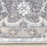 Elegant Traditional Area Rug - Grey Brown - 8' X 11'