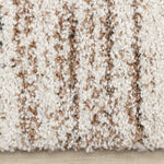 Marquee Soft Contemporary Area Rug - Cream Rust - 5' X 8'