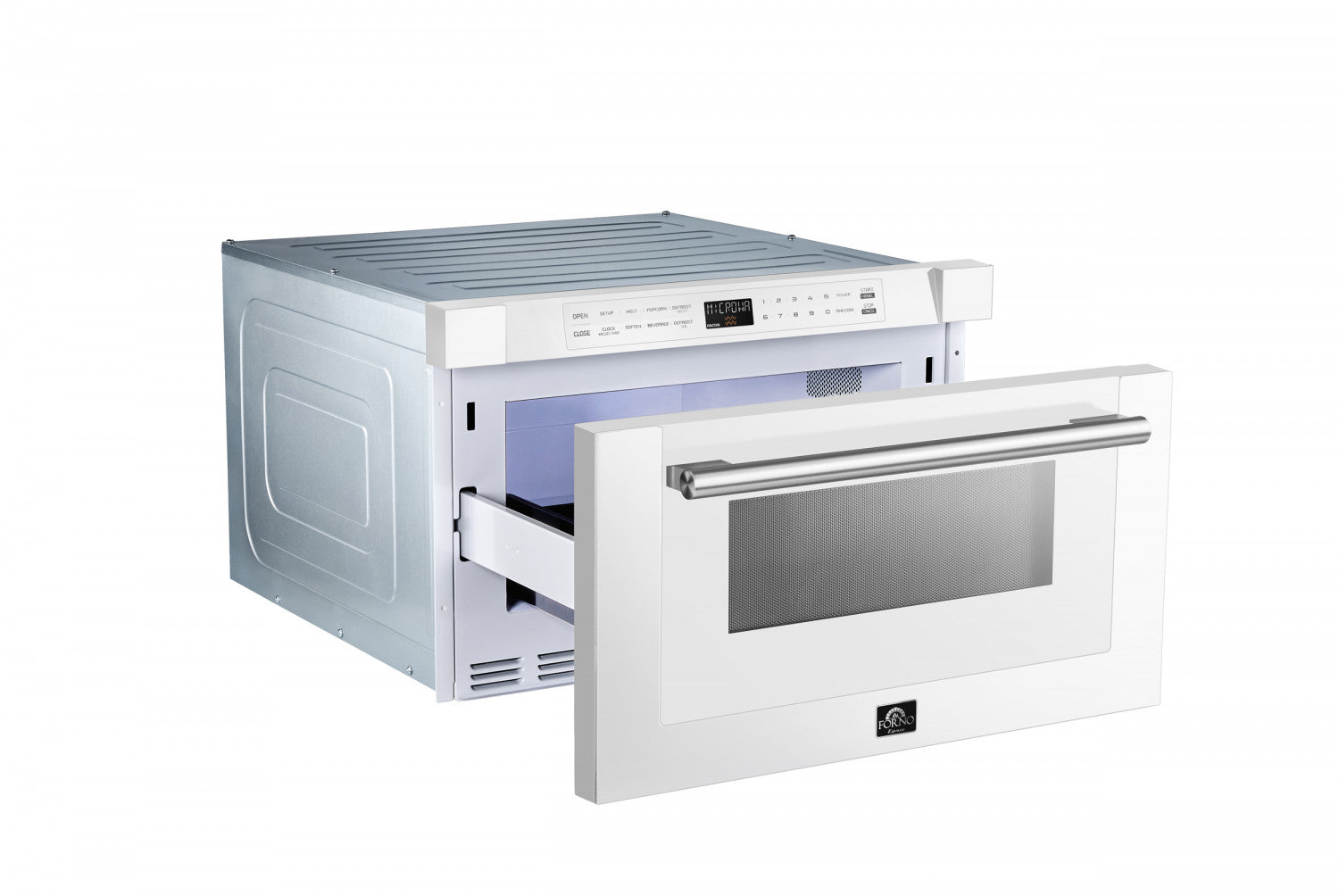 Forno Capoliveri White 24" Built-In Microwave Drawer (1.2 Cu. Ft.) - FMWDR3000-24WHT