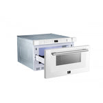 Forno Capoliveri White 24" Built-In Microwave Drawer (1.2 Cu. Ft.) - FMWDR3000-24WHT