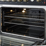 Forno Marco 36" Black Freestanding Gas Range (5.36 Cu. Ft.) - FFSGS6277-36BLK