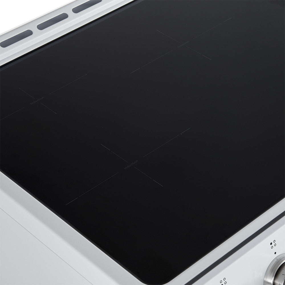 Forno Leonardo White Slide-in Induction Range (5.0 Cu. Ft.) - FFSIN0982-30WHT