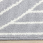 Functional Modern Arches Area Rug - 5' X 8' - Grey/White