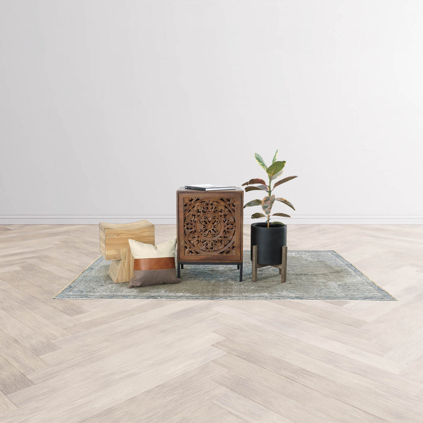 Vaudel Stool - Brown