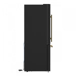 Forno Milano 62" Black 2-piece Freestanding Dual Bottom Freezer Refrigerator (34.4 Cu. Ft.) - FFFFD1787-60BLK