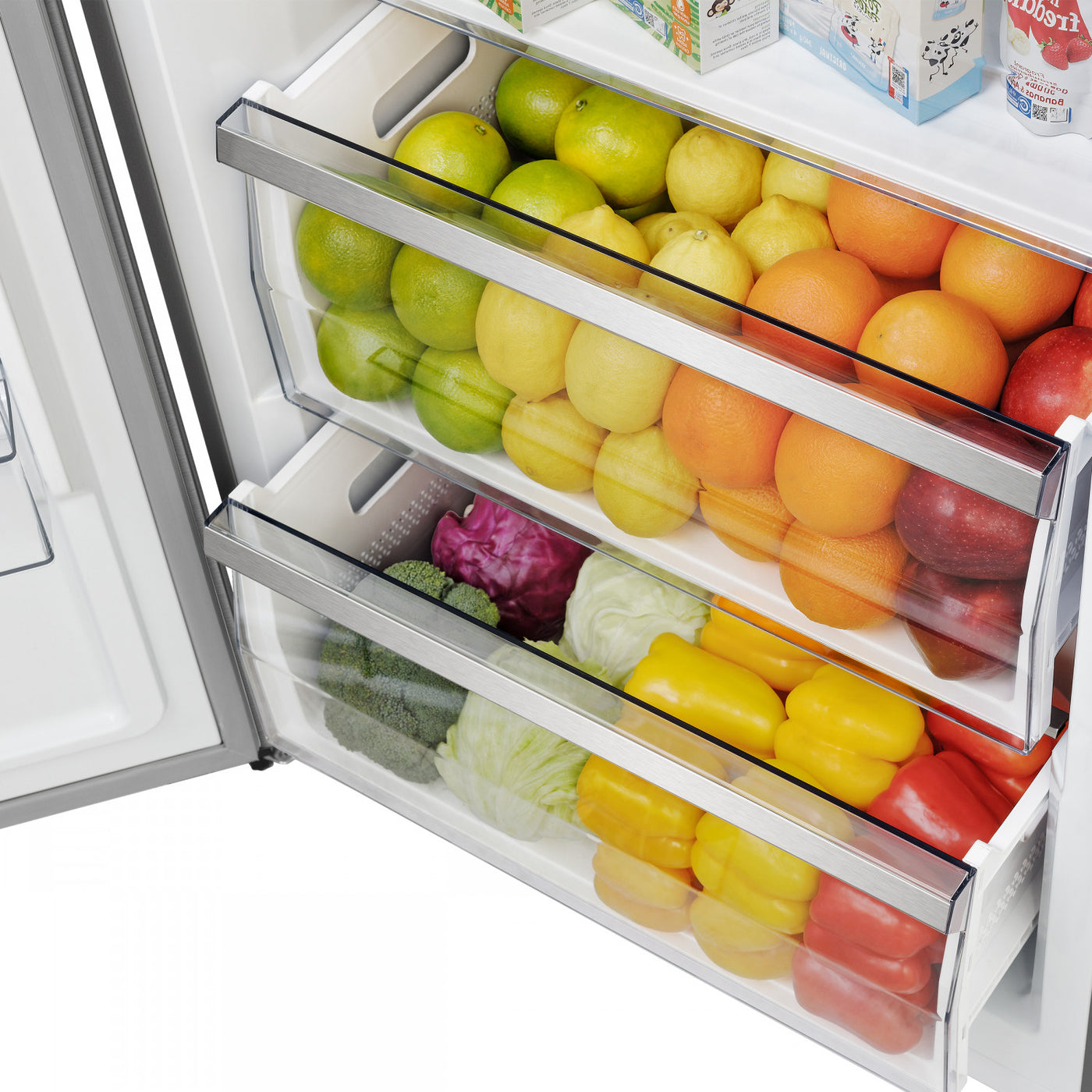 Forno Maderno 28" Stainless Steel Built-In Convertible Refrigerator/Freezer with Left Swing Door (13.6 Cu. Ft.) - FFFFD1722-32LS