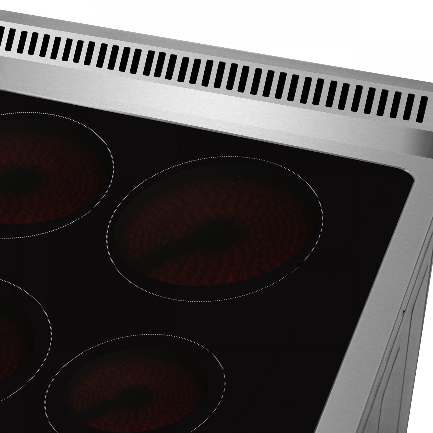 Forno Galiano 36" Stainless Steel French Door Electric Range with True Convection and Air Fry (5.36 Cu. Ft.) - FFSEL6917-36