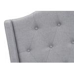 Eleanor Queen Bed - Grey