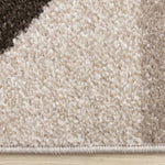 Maui Contemporary Geometric Area Rug - Cream Green - 5' X 8'