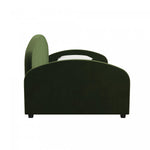 Moon Upholstered Twin Daybed - Olive Green Velvet