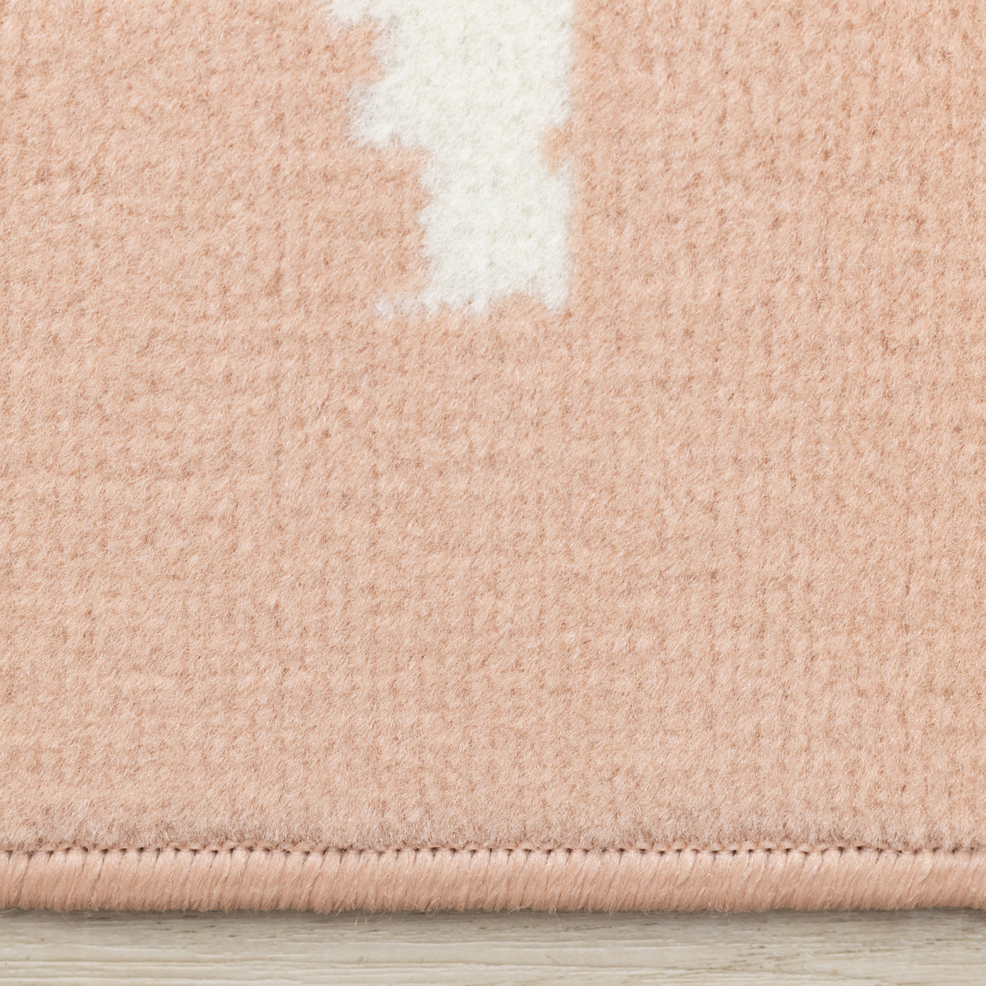 Kids Playing Board Area Rug - Pink Cream - 5' X 8'