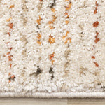 Halle Casual Contemporary Abstract Area Rug - Cream Terra - 5' X 8'