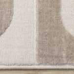 Logan Contemporary Modern Area Rug - 8' X 11' - Beige/Cream