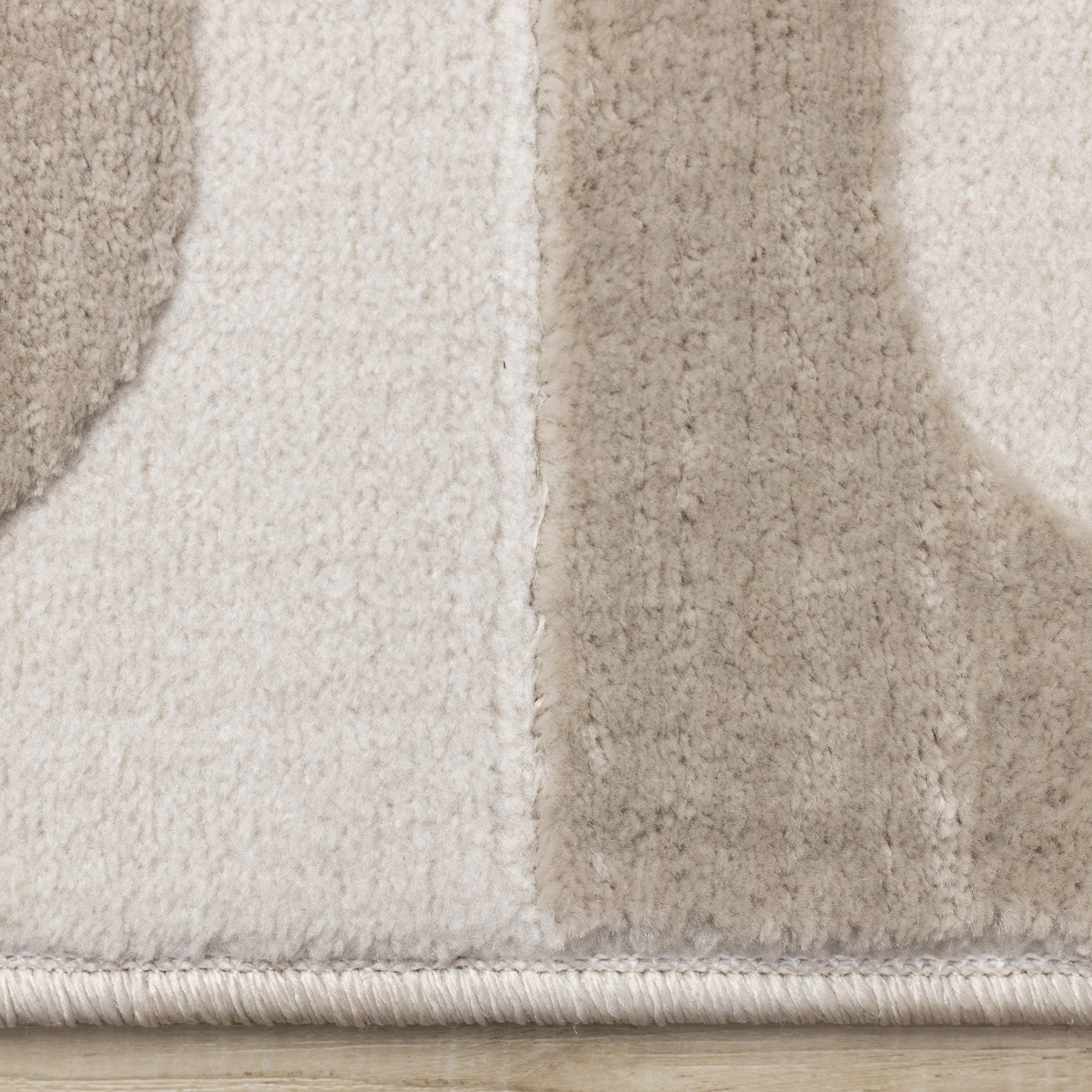 Logan Contemporary Modern Area Rug - 8' X 11' - Beige/Cream