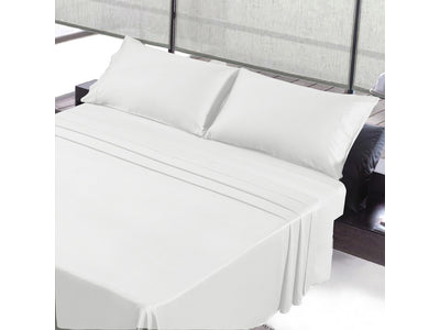 Tokat Egyptian Cotton King Sheet Set - White