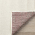 Functional Modern Soundwaves Area Rug - White Black - 5' X 8'