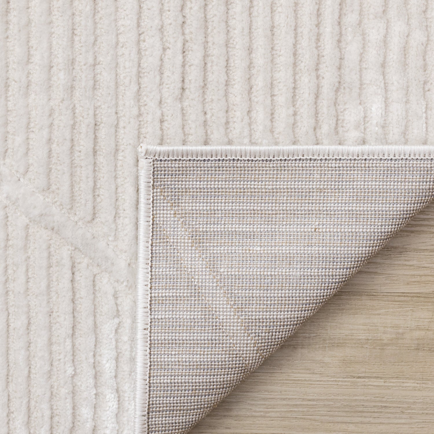 Logan Modern Lines Area Rug - Cream - 8' X 11'