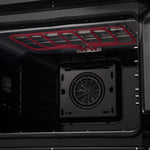 Forno Asti Black 30" French Door Double Wall Oven With Dual True Convection And Air Fry (7.36 Cu. Ft.) - FBOEL1340-30BLK
