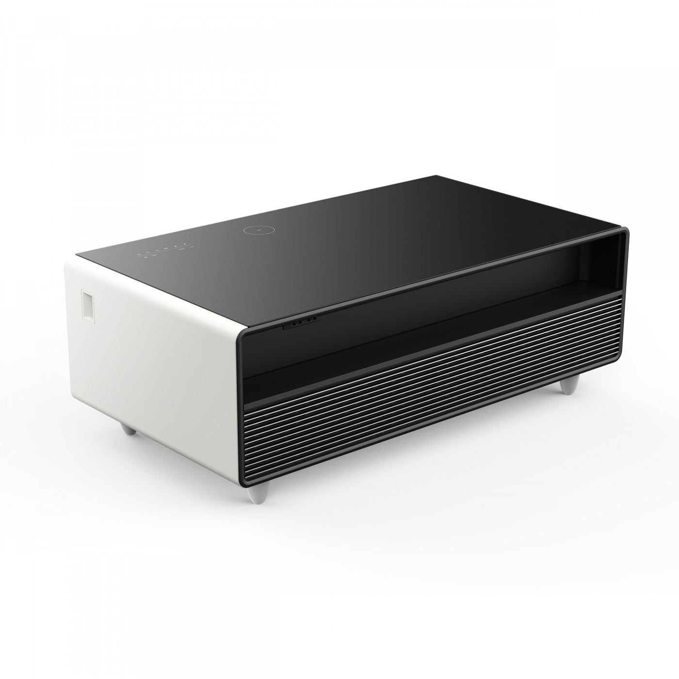 Forno Tavolo Smart Coffee Table With Dual Refrigerator Drawers - White - FCTFR7006-51WHT
