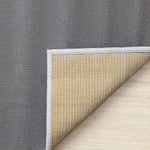 Functional Contemporary Area Rug - Grey - 5' X 8'