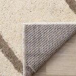 Palace Modern Curves Area Rug - Cream Taupe - 8' X 11'