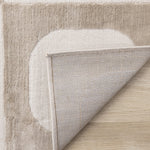Logan Contemporary Modern Area Rug - 8' X 11' - Beige/Cream