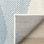 Kids Baby Penguin Area Rug - Grey Blue - 5' X 8'