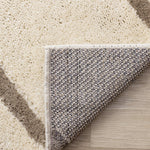 Palace Modern Curves Area Rug - 5' X 8' - Cream/Taupe