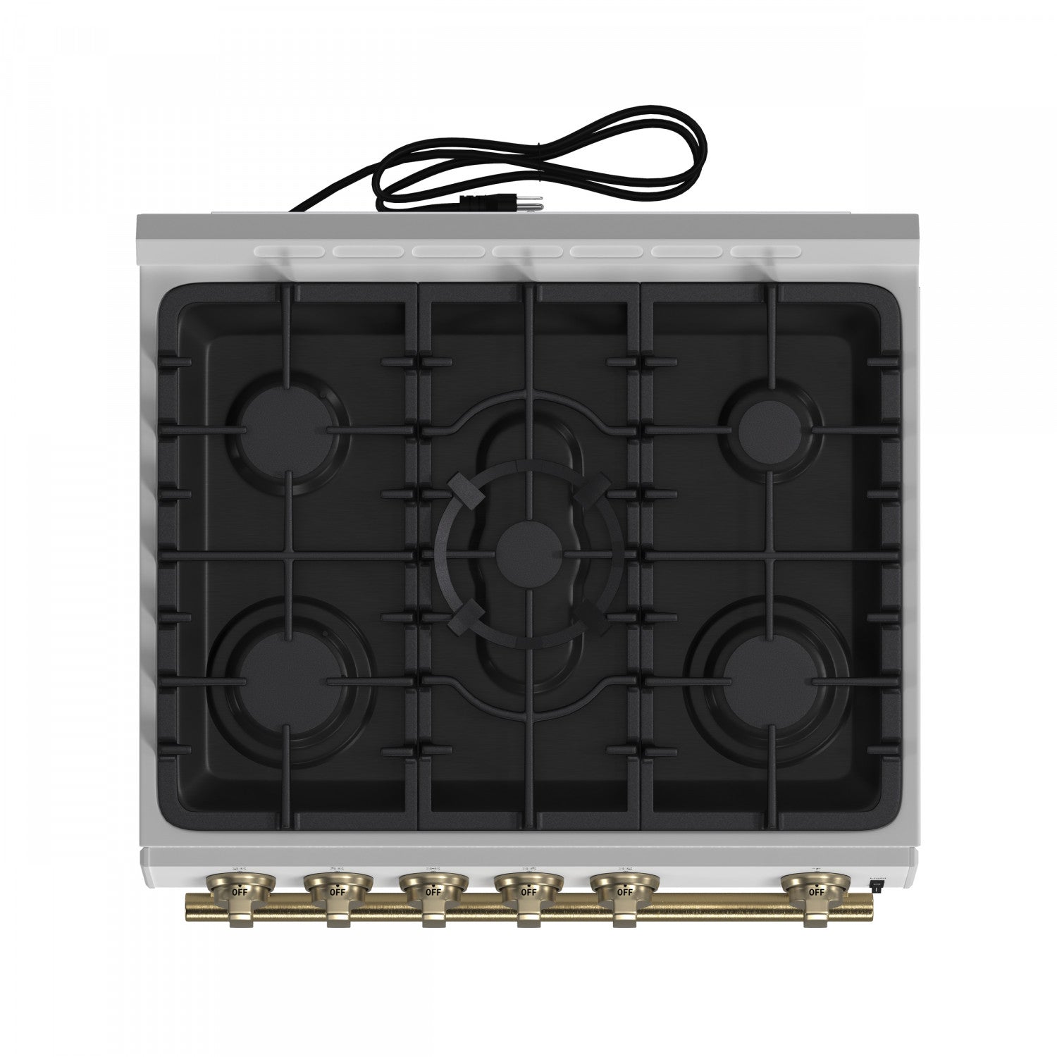 Forno Leonardo 30" White Freestanding Gas Range (5.0 Cu. Ft.) - FFSGS1116-30WHT