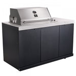 Forno Rimini White Countertop Outdoor Kitchen with 30" 62,600 BTU BBQ and 2 Beverage Centres (4.8 Cu. Ft.) - FODKT2575WHT