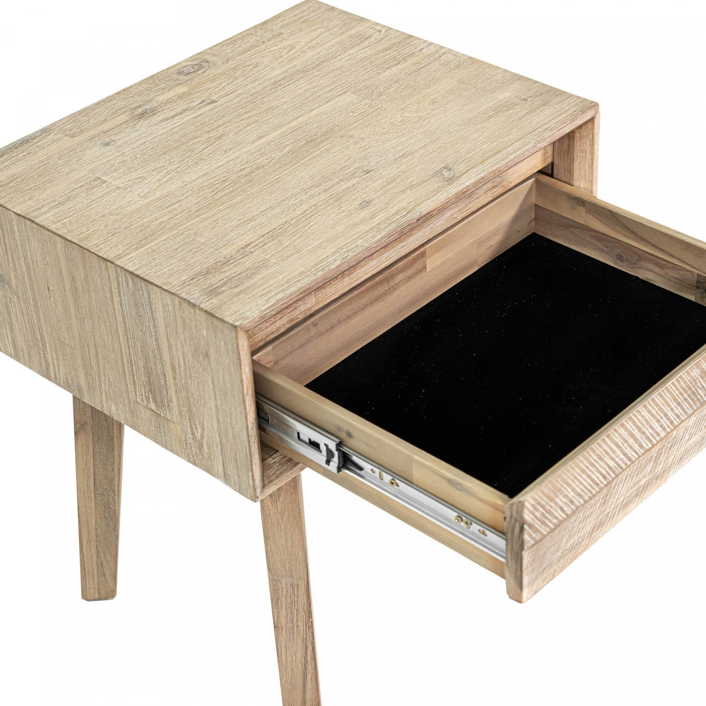 Abenra 1 Drawer Night Table - Light Driftwood