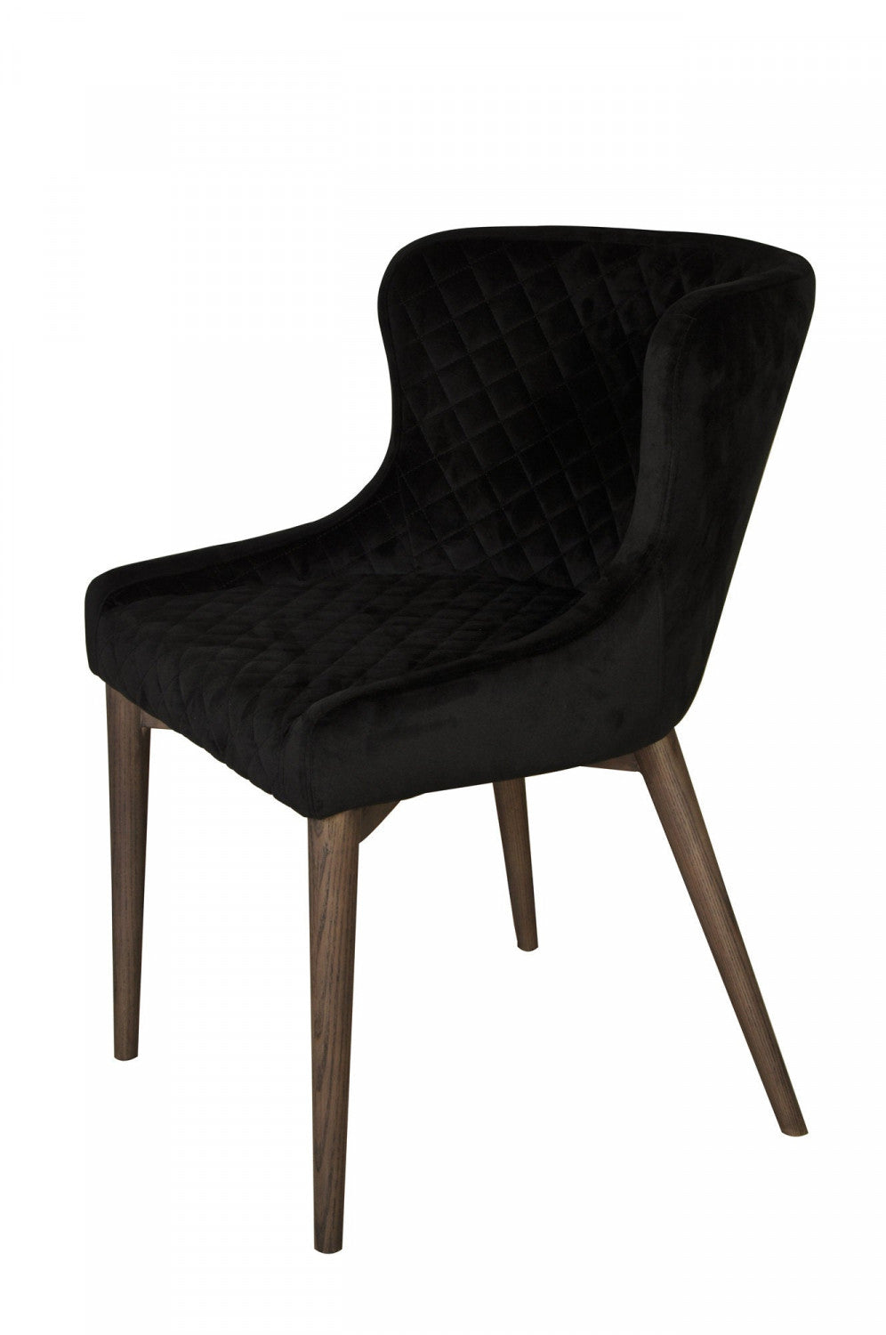 Lunvik Dining Chair - Black Velvet - Set of Two