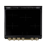 Forno Leonardo Black Slide-In Induction Range (5.0 Cu. Ft.) - FFSIN0982-30BLK