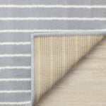 Functional Modern Arches Area Rug - 5' X 8' - Grey/White