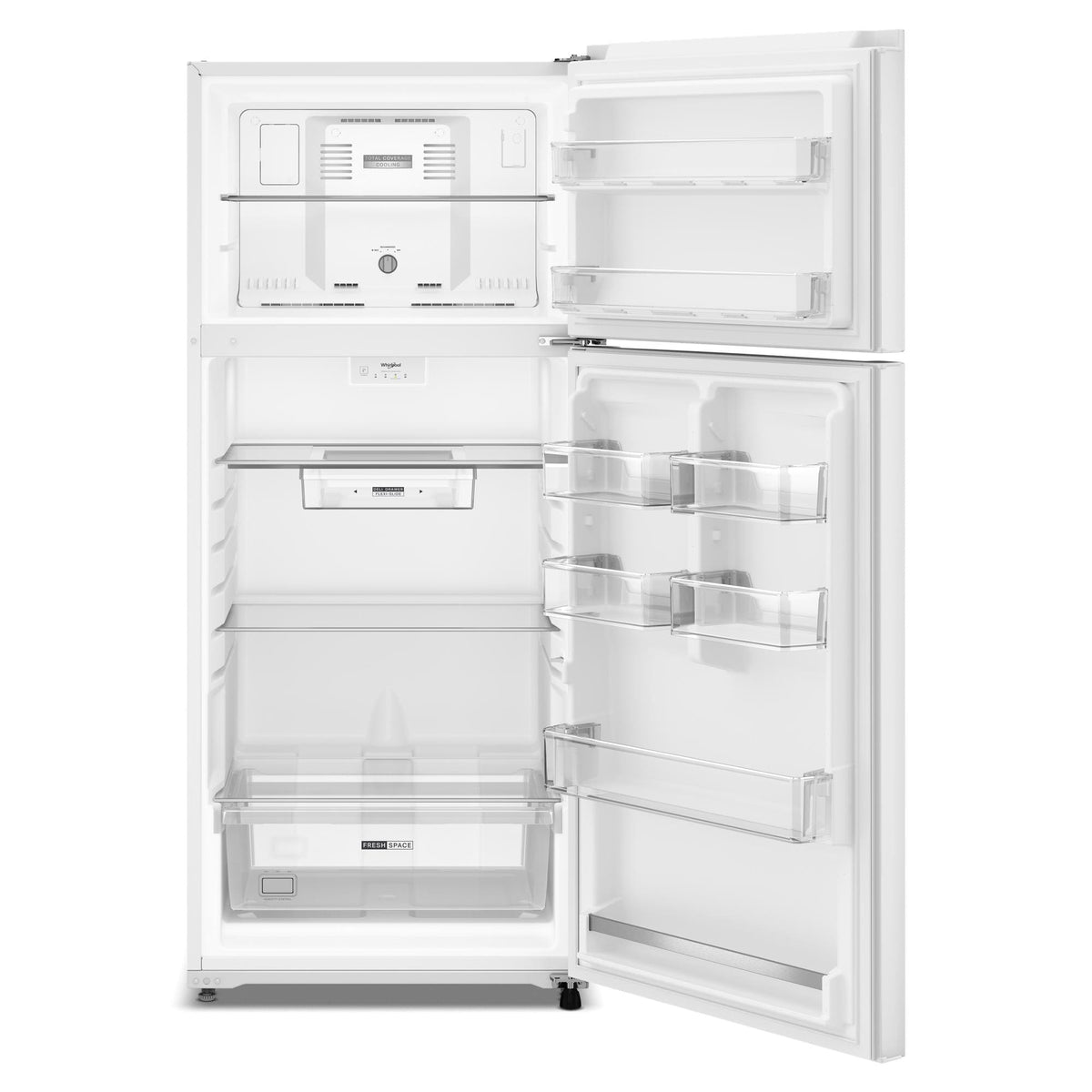 Whirlpool 28.5" 16.0 Cu. Ft. White Top Freezer Refrigerator – WRTX3316TW