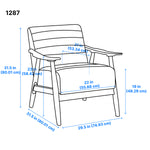 Medici Accent Chair - Grey