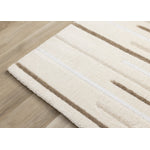 Sasha Soft Modern Lines Area Rug - Cream - 5' X 8'