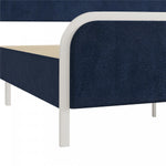 Novogratz Tallulah Upholstered King Platform Bed - Navy