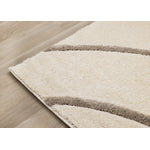 Palace Modern Curves Area Rug - Cream Taupe - 8' X 11'