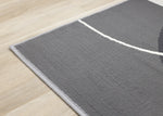 Functional Contemporary Area Rug - 8' X 11' - Grey