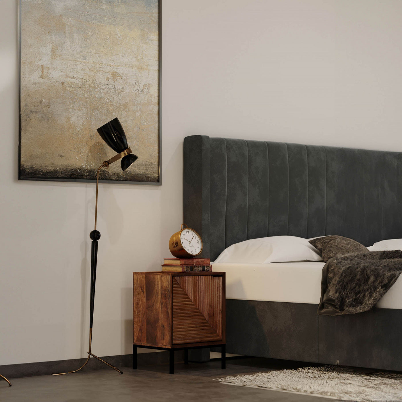 Redmere Night Table - Brown