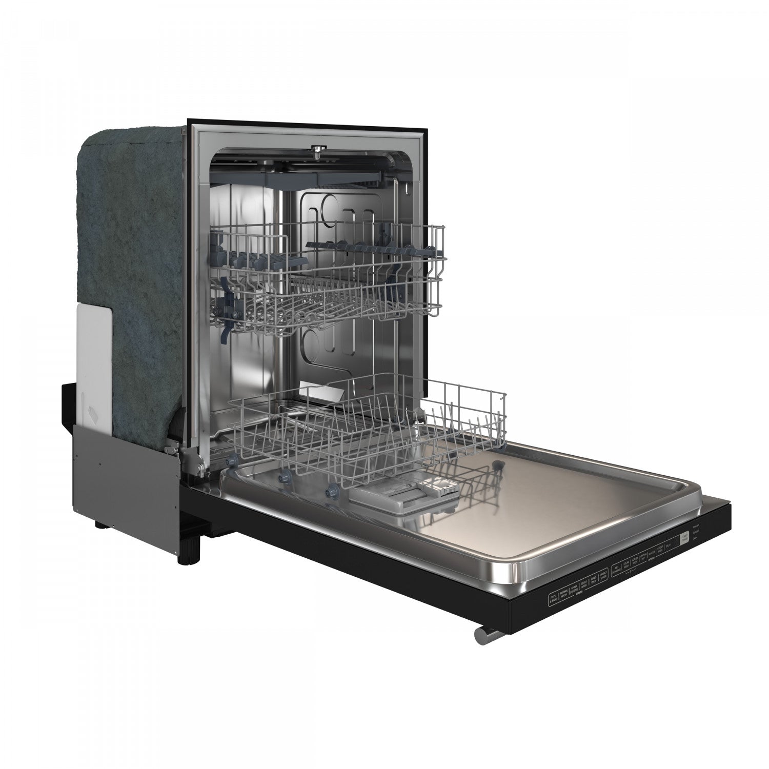Forno Pozzo Black Built-in Top Control Dishwasher (49 dBa) - FDWBI8067-24BLK